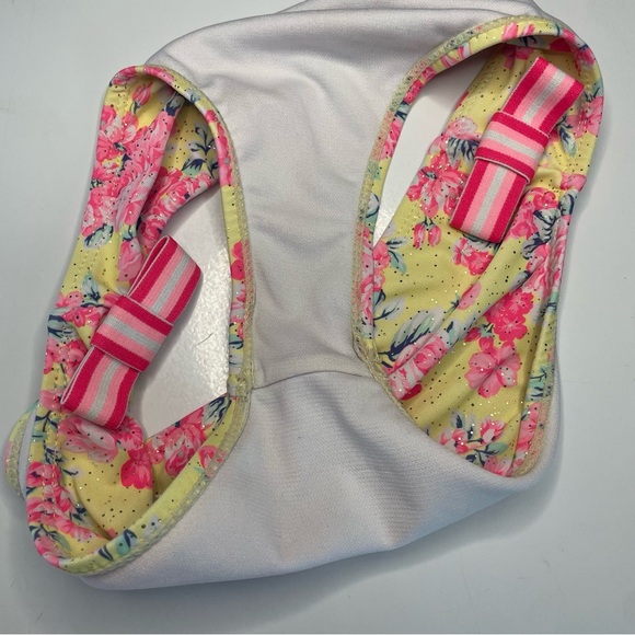 Nicole Miller New York Girls Large 12 Two Piece Bathing Suit Floral PRELOVED - Picture 10 of 10